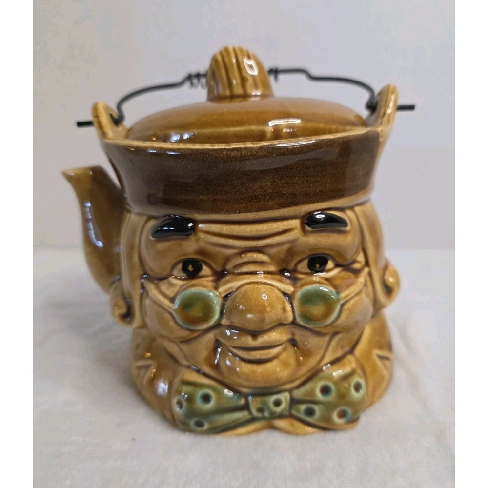 Vintage 1950's Ben Franklin Japan Ceramic 6" Tea Pot